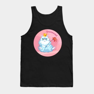 Funny Cat Queen is Unamused Tank Top